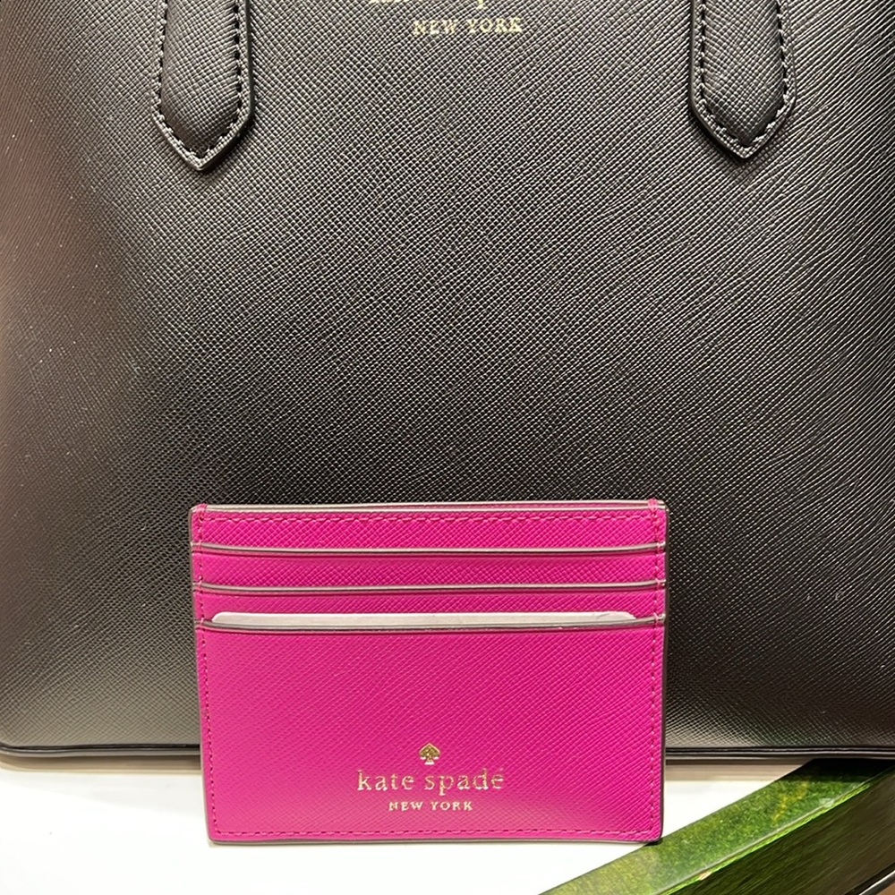 Kate Spade Schuyler Small Slim Card Holder
Baja Rose 
NWT - Picture 10 of 16